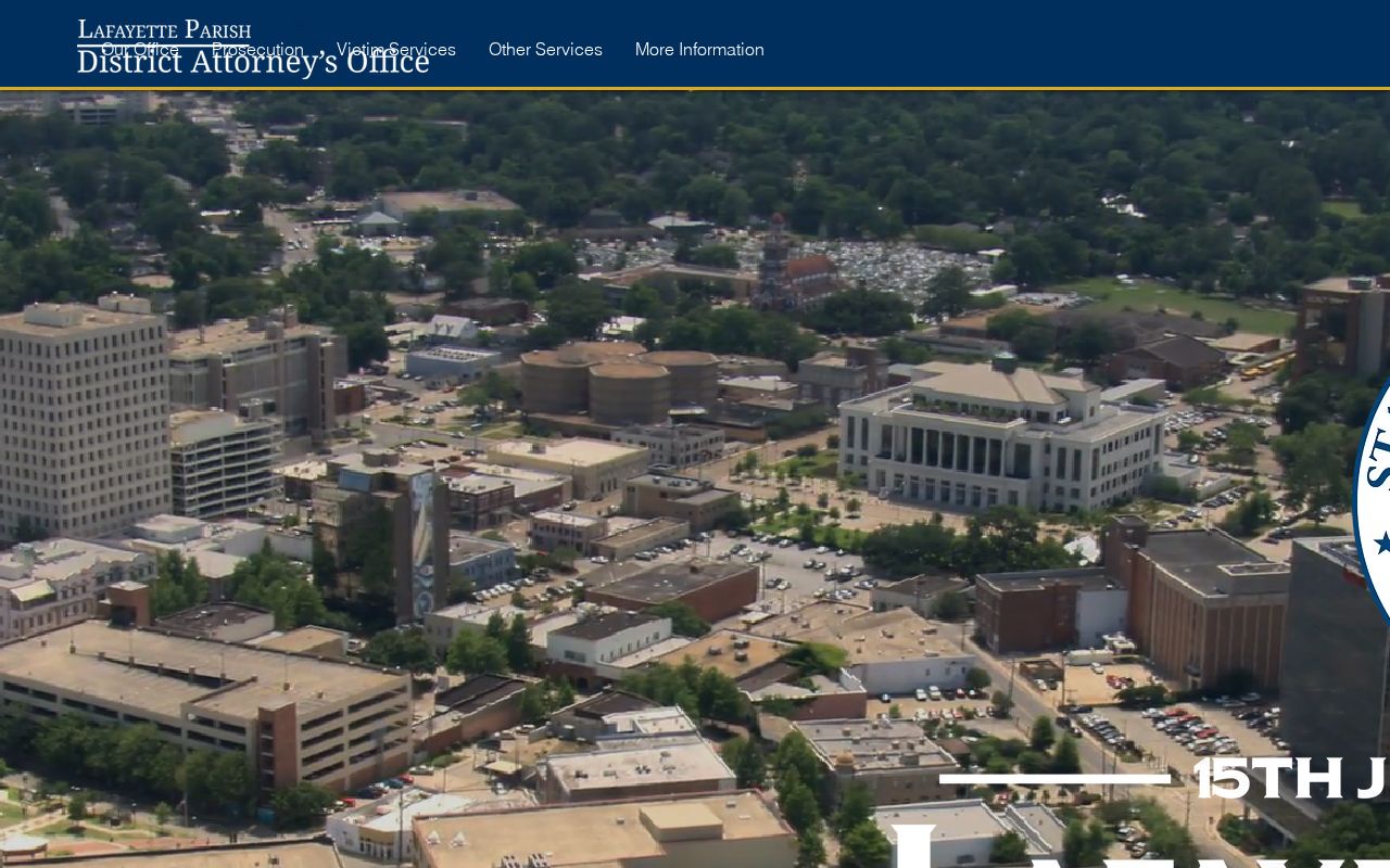 Lafayette Parish criminal court cases District Attorney resource