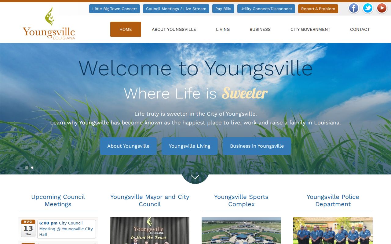 Youngsville criminal history official city information